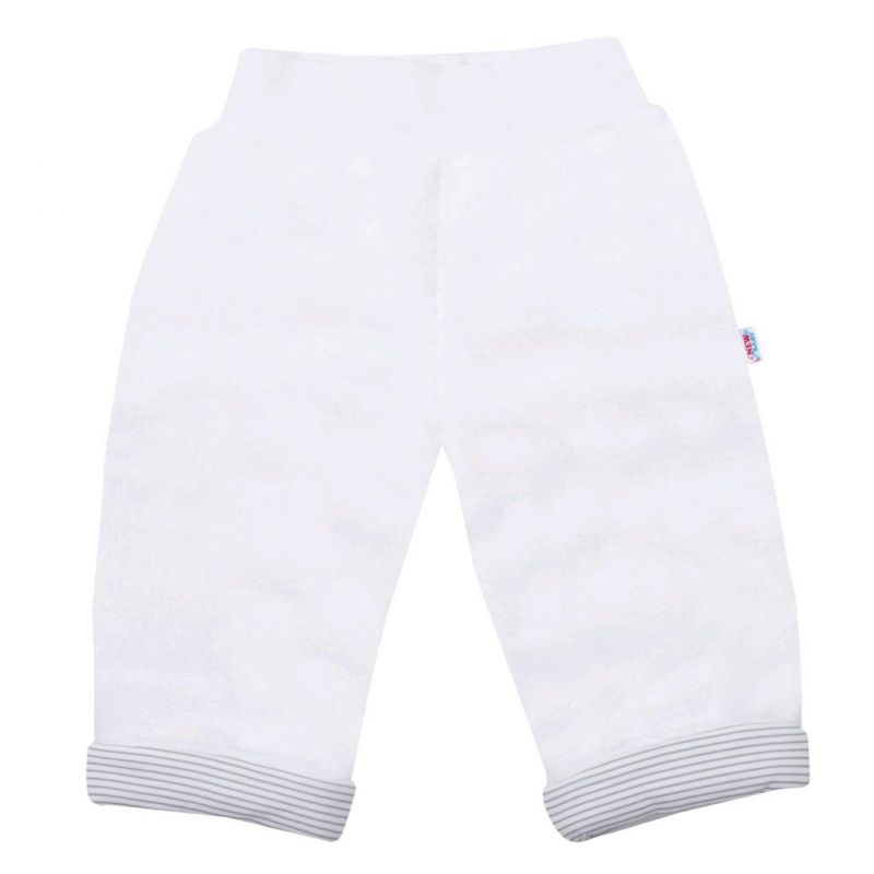 Luxusní dětské zimní tepláčky New Baby Snowy collection Bílá