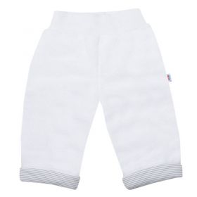 Luxusní dětské zimní tepláčky New Baby Snowy collection Bílá | 56 (0-3m), 62 (3-6m), 74 (6-9m), 86 (12-18m)