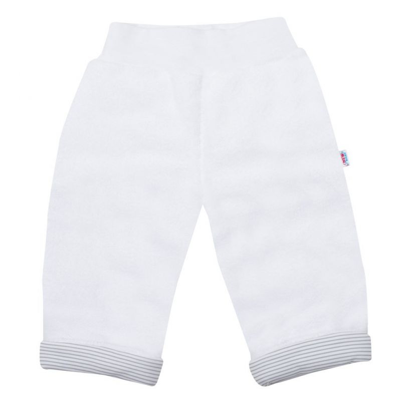 Luxusní dětské zimní tepláčky New Baby Snowy collection Bílá