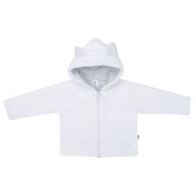 Luxusní dětský zimní kabátek s kapucí New Baby Snowy collection Bílá