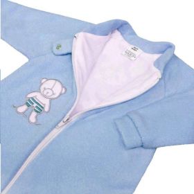 Kojenecký froté spací pytel New Baby medvídek modrý