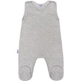 Kojenecké dupačky New Baby Classic II šedé Šedá