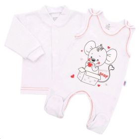 Kojenecká soupravička New Baby Mouse bílá