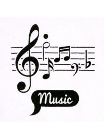 Kojenecké bavlněné dupačky New Baby Music Bílá