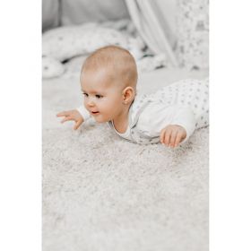 Kojenecké dupačky New Baby Classic II šedé s hvězdičkami Šedá