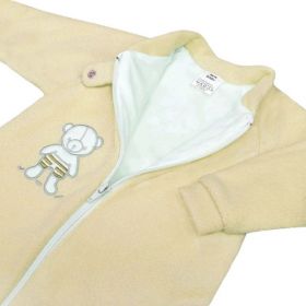 Kojenecký froté spací pytel New Baby medvídek žlutý Žlutá
