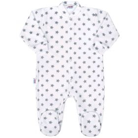 Kojenecký overal New Baby Classic II šedý s hvězdičkami Šedá
