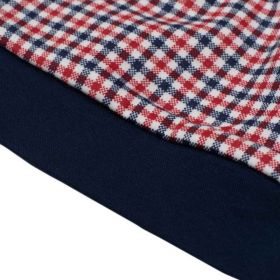Kojenecká bavlněná čepička New Baby Checkered Modrá