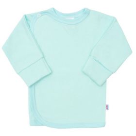 Kojenecká košilka s bočním zapínáním New Baby tyrkysová | 50, 68 (4-6m)