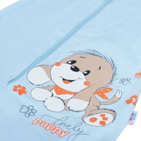 Kojenecký spací pytel New Baby pejsek modrý