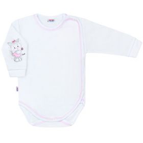 Soupravička 4-dílná New Baby Kočička bílo-růžová