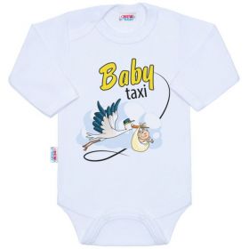 Body s potiskem New Baby Baby taxi Bílá | 50, 68 (4-6m)