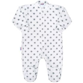 Kojenecký overal New Baby Classic II šedý s hvězdičkami Šedá