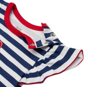 Holčičí body s krátkým rukávem New Baby Marine Modrá