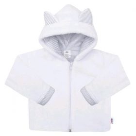 Luxusní dětský zimní kabátek s kapucí New Baby Snowy collection Bílá