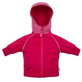 Softshellová kojenecká bundička New Baby růžová | 68 (4-6m), 74 (6-9m), 92 (18-24m), 98 (2-3r)
