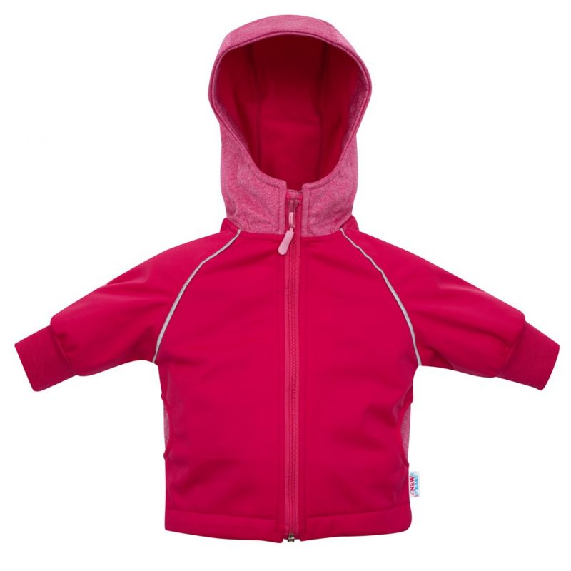 Softshellová kojenecká bundička New Baby růžová