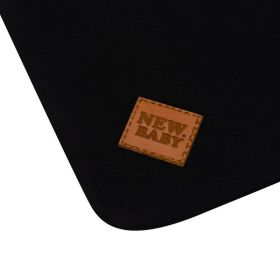Kojenecký bavlněný šátek na krk New Baby Favorite černý M Černá