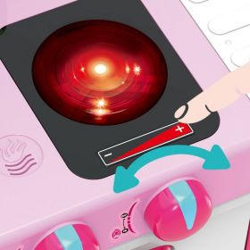 Dětská kuchyňka Baby Mix malý šéfkuchař + příslušenství růžová