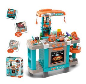Dětská kuchyňka Baby Mix malý šéfkuchař + příslušenství růžová