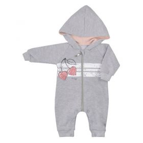 Kojenecký teplákový overal Koala Cherry Šedá | 62 (3-6m)