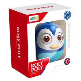 Kývací hračka Baby Mix tučňák modrý