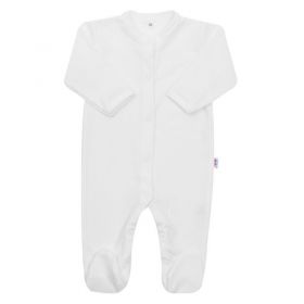 Kojenecký bavlněný overal New Baby Practical bílý kluk | 74 (6-9m), 80 (9-12m), 86 (12-18m), 92 (18-24m)