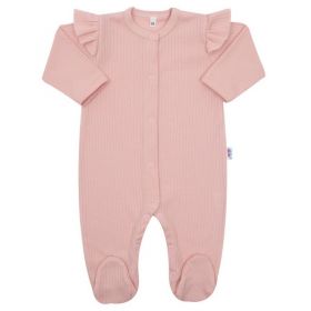 Kojenecký bavlněný overal New Baby Practical růžový holka | 86 (12-18m)