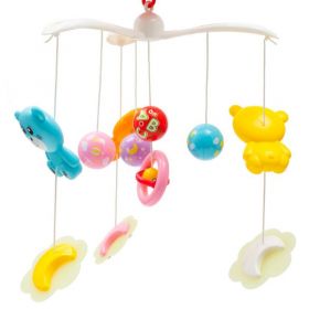 Kolotoč nad postýlku se světelným projektorem Baby Mix red
