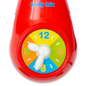Kolotoč nad postýlku se světelným projektorem Baby Mix red