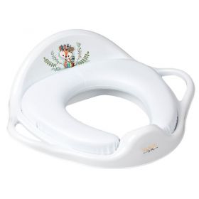 Dětské sedátko na WC měkké Wild &amp; Free liška bílý