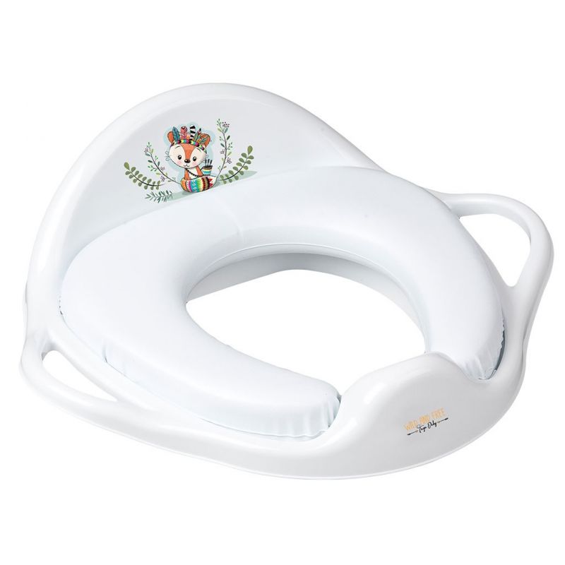 Dětské sedátko na WC měkké Wild & Free liška bílý TEGA
