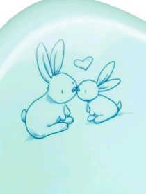 Dětský nočník s poklopem Bunny mátový TEGA