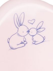 Hrající dětský nočník protiskluzový Bunny růžový TEGA