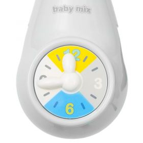 Kolotoč nad postýlku se světelným projektorem Baby Mix grey