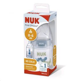 Kojenecká láhev NUK First Choice Temperature Control 150 ml blue