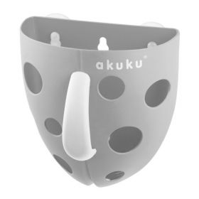 Plastový box na hračky do vany Akuku šedý
