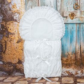 ESITO Zavinovačka klasická madeira 3 kanýry bílá 112x38 cm