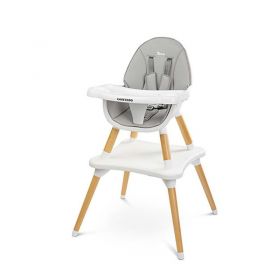 Jídelní židlička CARETERO TUVA grey