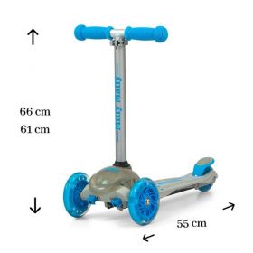 Dětská koloběžka Milly Mally Scooter Zapp grey