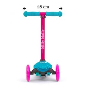 Dětská koloběžka Milly Mally Scooter Zapp grey