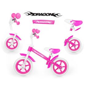 Dětské odrážedlo kolo Milly Mally Dragon pink