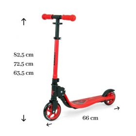 Dětská koloběžka Milly Mally Scooter Smart červená
