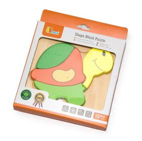 Dřevěné puzzle pro nejmenší Viga Želva