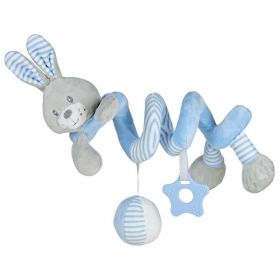 Hračka na postýlku Spirála Baby Mix králík modrý