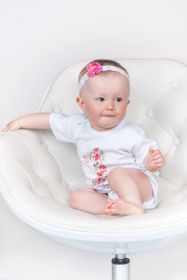 Body s potiskem New Baby Už mám 1 rok růžové