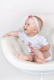 Body s potiskem New Baby Už mám 1 rok růžové
