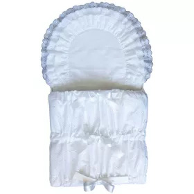 ESITO Zavinovačka klasická madeira 3 kanýry bílá 112x38 cm
