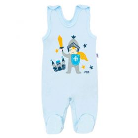 2-dílná kojenecká bavlněná soupravička New Malý rytíř Modrá NEW BABY
