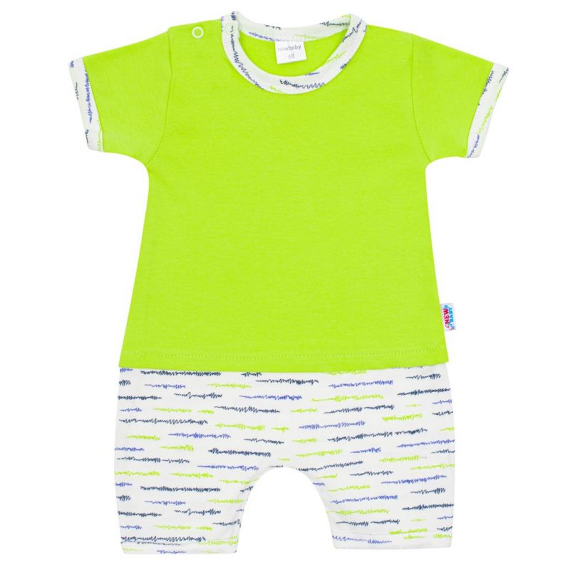 Kojenecký letní bavlněný overal New Baby Summertime kluk Zelená